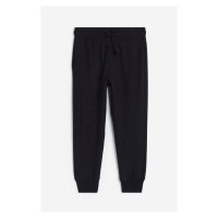 H & M - Žerzejové kalhoty jogger - černá