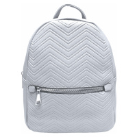 Světle šedý dámský batoh s moderním vzorem Letty