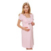 Bavlněná těhotenská noční košile Felicita růžová