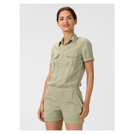 pepe jeans flyer retro denim jumpsuit