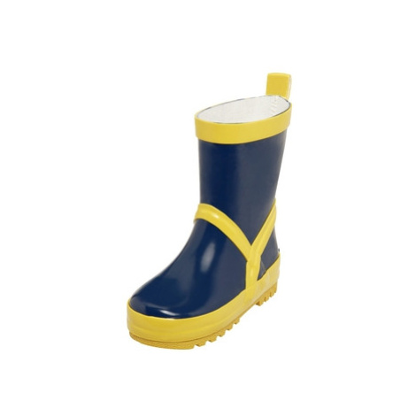 Playshoes Gumová bota marine /žlutá