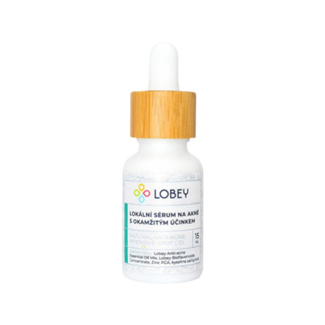 Lobey Lokální sérum na akné s okamžitým účinkem 15 ml