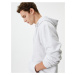 Koton Hooded Sweatshirt Kangaroo Pocket Detail Long Sleeve