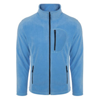 24601 Dewberry 5 Pocket Outdoor Full Zipper Fleece Jacket-LIGHT BLUE