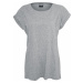 Urban Classics Ladies Extended Shoulder Tee Dámské tričko šedá