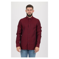 Tommy Hilfiger Shirt - WCC TEXTURED SHIRT burgundy