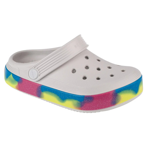 BÍLÉ DÍVČÍ NAZOUVÁKY CROCS OFF COURT GLITTER BAND KIDS CLOG Bílá