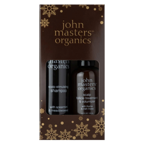 John Masters Organics Spearmint & Meadowsweet Scalp Duo dárková sada (pro zdravou pokožku hlavy)