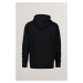 MIKINA GANT GRAPHIC HOODIE BLACK