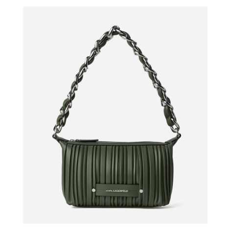 Kabelka karl lagerfeld k/kushion chain sm shoulderbag zelená