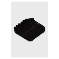 Ponožky Under Armour 1370542 (6-pak) dámské, černá barva