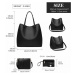 Černý praktický dámský kabelkový set 4v1 Pammy Lulu Bags