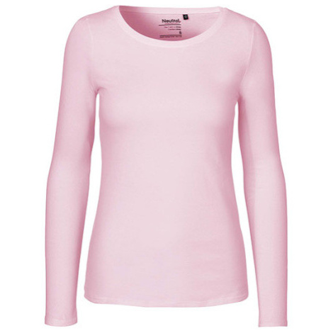 Neutral Dámské tričko s dlouhým rukávem NE81050 Light Pink