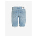 Světle modré pánské džínové kraťasy Calvin Klein Jeans