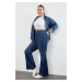 Trendyol Curve Blue High Waist Flare Leg Plus Size Jeans