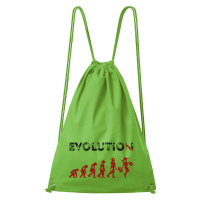 DOBRÝ TRIKO Bavlněný batoh Evoluce nákupy Barva: Apple green