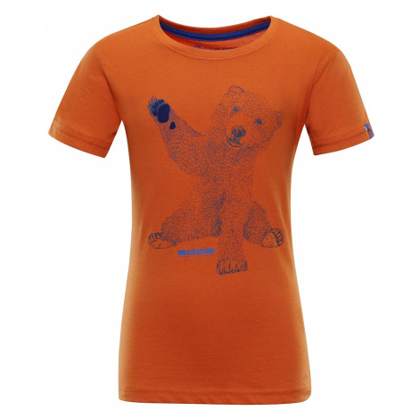 Dětské triko Alpine Pro IVARO 2 - oranžová