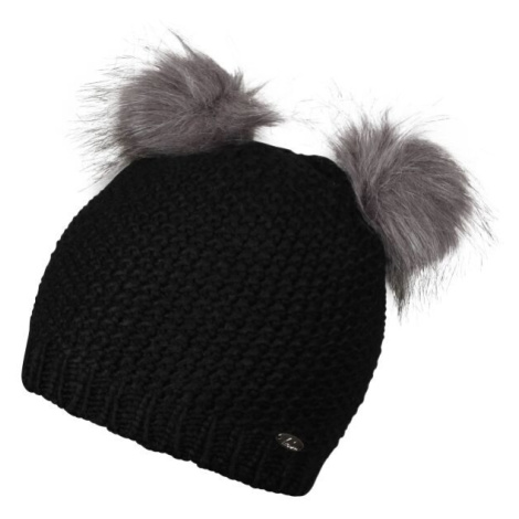 Lewro COALLA Dívčí pletená čepice, černá, velikost