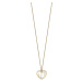 Esprit Pozlacený náhrdelník s perleťovým srdíčkem ESNL01412245