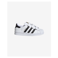 Bílé dětské kožené tenisky adidas Originals Superstar - unisex