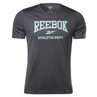 Reebok WOR POLY GRAPHIC SS TEE Pánské triko, černá, velikost