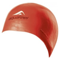 Plavecká čepice aquafeel bullitt silicone cap červená