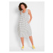 BONPRIX šaty s proužky Barva: Bílá, Mezinárodní