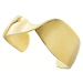 BREIL Nadčasový pevný pozlacený náramek pro ženy Retwist TJ3463 5,7 x 4,8 cm