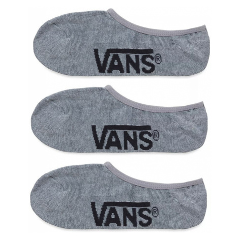 Ponožky Vans Classic Super No Show 3P heather grey