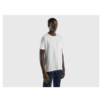 Benetton, 100% Cotton T-shirt With Pocket