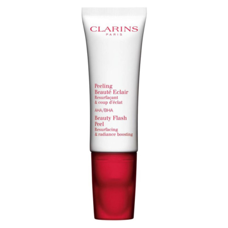 Clarins Beauty Flash Peel peeling pro vyhlazení a výživu pleti pro okamžité rozjasnění 50 ml