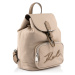 Batoh karl lagerfeld k/signature nylon flap bp sand