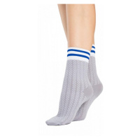 Fiore Player 80 Den Grey-Cobalt Dámské ponožky
