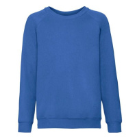 Niebieska bluza dziecięca Raglan Sweat Fruit of the Loom