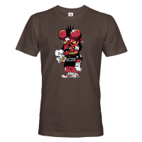 Pánské tričko Deadpool Hellboy -  tričko pro milovníky humoru a filmů