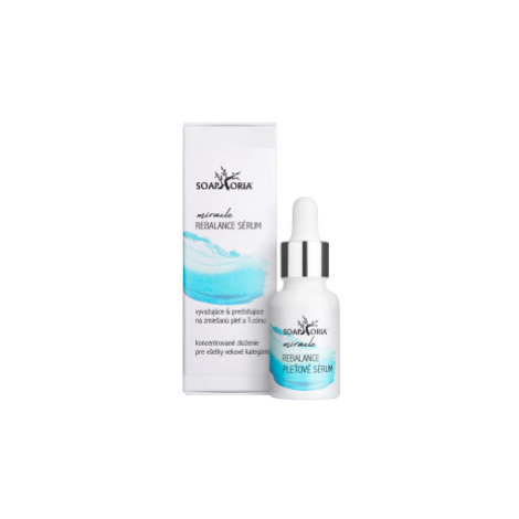 MIRACLE REBALANCE VYVAŽUJÍCÍ & PROČIŠŤUJÍCÍ SÉRUM NA SMÍŠENOU A ZNEČIŠTĚNOU PLEŤ XL balenie 30ml Soaphoria