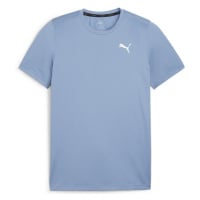 PUMA - TRAIN FAV BLASTER TEE FUNKČNÍ TRIKO BLEDĚ MODRÉ