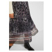 Bonprix BPC SELECTION plisovaná sukně se vzorem Barva: Šedá, Mezinárodní