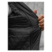 Ozonee Pánská kožená bunda Ingang černá Černá