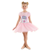 Denokids Kitten Unicorn Girl's Tulle Tutu Pink Evening Dress