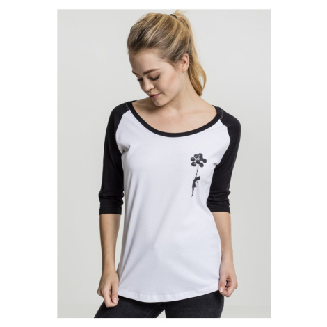 Ladies Banksy Balloons Raglan Tee Merchcode