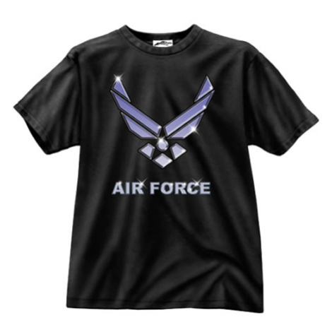 ROTHCO triko AIR FORCE ČERNÉ