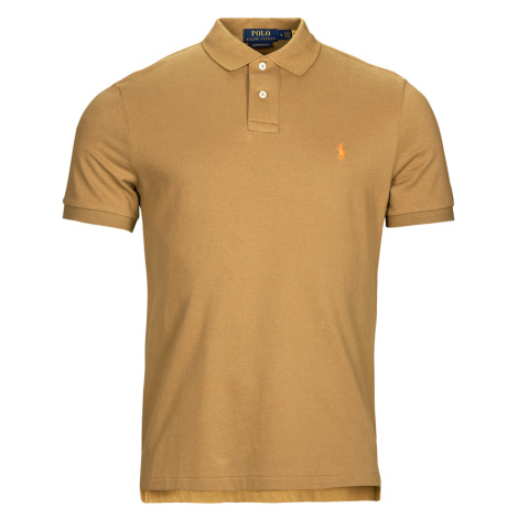 Polo Ralph Lauren POLO COUPE DROITE EN COTON BASIC MESH Béžová