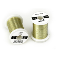 Sybai Drátek Flat Colour Wire Ultrafine Light Gold