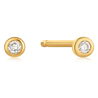 Ania Haie EAU001-24YG Earrings - Gold Bezel