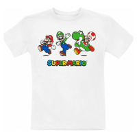 Super Mario Kids - Running detské tricko bílá