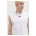 Bavlněné tričko HUGO bílá barva, 50505305