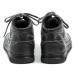 Mateos 924 šedé grafit pánské zimní boty Černá