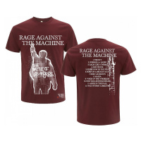 Rage Against The Machine tričko, Bola Album Cover Maroon, pánské