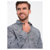 Klasická pánská flanelová károvaná bavlněná košile - hnědá a V1 - ESPIR
